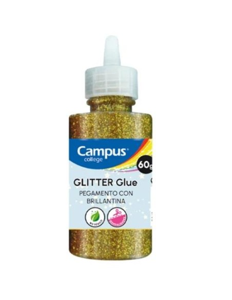 PEGAMENTO GLITTER CON BRILLANTINA ORO 60GR MAKROPAPER 862128