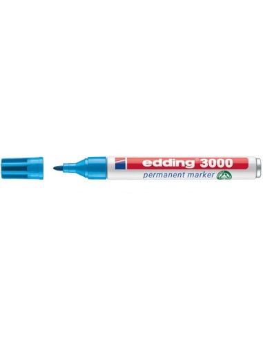 ROTULADOR EDDING AZUL CLARO 3000-010 (10)