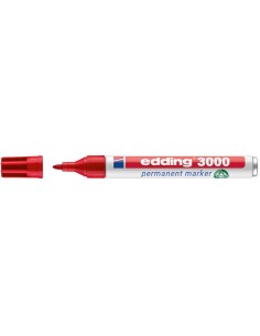 ROTULADOR EDDING ROJO 3000-002 (10)