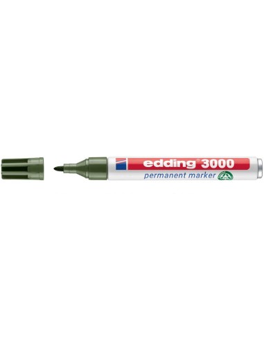 ROTULADOR EDDING VERDE OLIVA 3000-015 (10)
