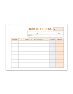TALONARIO ENTREGAS 1/8  APAISADO TRIPLICADO  DOHE  50054T / LOAN T-54 / MAKRO 001403 (5)