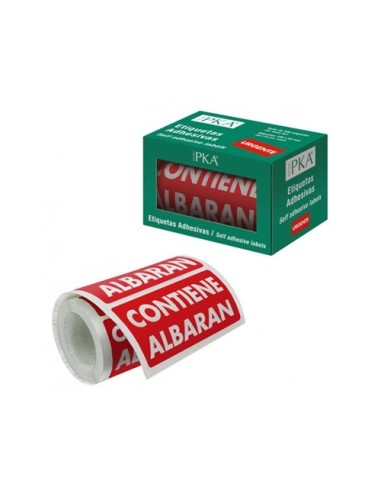 ETIQUETAS ROLLO CONTIENE  ALBARAN 200 UNDS. DOHE 16410