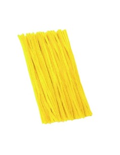 CHENILLE BOLSA DE 10 uds. 50 cms. 8mm AMARILLO ALVES 508013