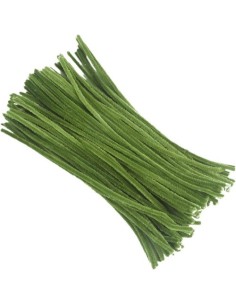 CHENILLE BOLSA DE 10 uds. 50 cms. 8mm VERDE ALVES 508018