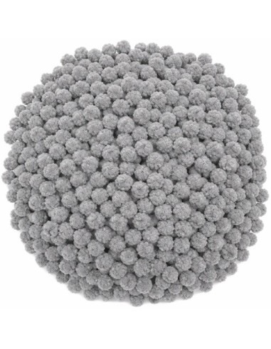 POMPONES GRIS CLARO 200 PIEZAS 10mm I-MONDI POM10-084