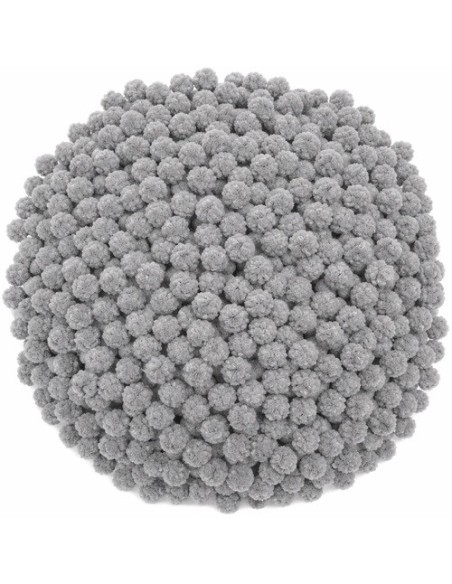 POMPONES GRIS CLARO 200 PIEZAS 10mm I-MONDI POM10-084