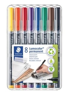 ROTULADORES STAEDTLER LUMOCOLOR S BLISTER 8 UNIDADES 313 WP8