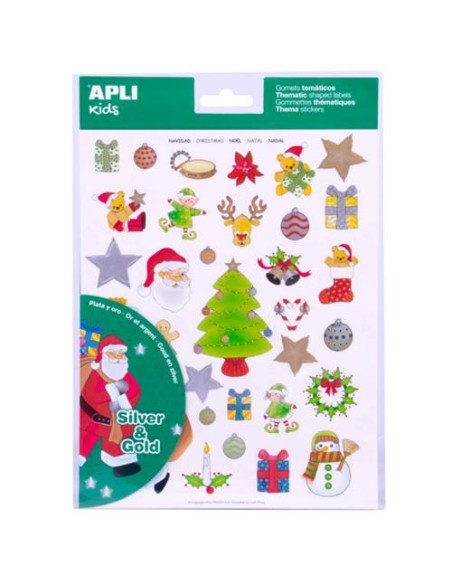 GOMETS NAVIDAD3 HOJAS  APLI 11618