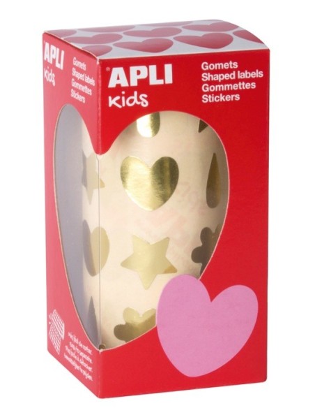 GOMET APLI CORAZON-FLOR-LAGR-ESTRELLAS ORO APLI 17614