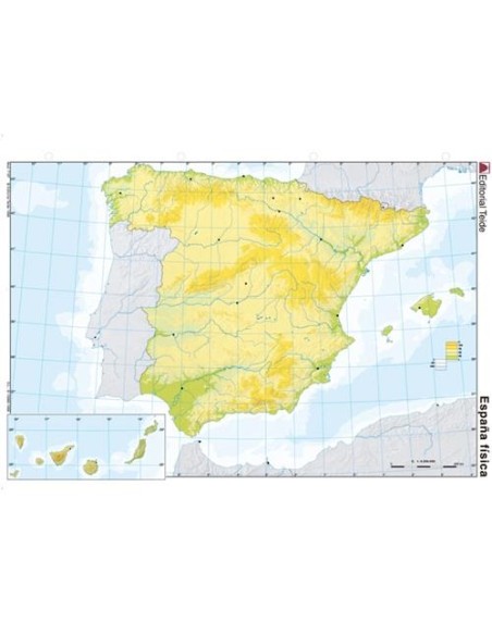 MAPA FISICO DE ESPAÑA (50)