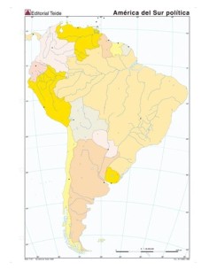 MAPA POLITICO DE AMERICA CENTRAL Y DEL SUR (50)