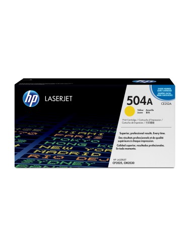 HP Laserjet CP3525 Toner Amarillo 504A DESCATALOGADO