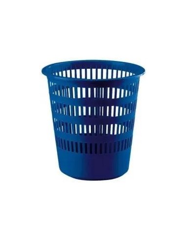 PAPELERA REJILLA GRANDE 16 LITROS FAIBO AZUL 306-07