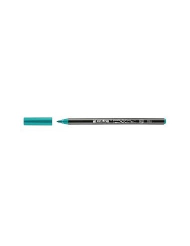 ROTULADOR EDDING PORCELANA BRUSHPEN AZUL TURQUESA 4200-014 (10)