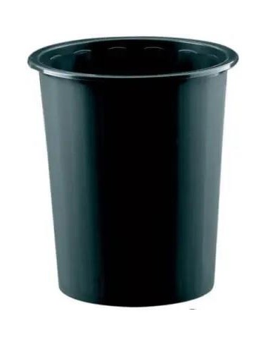 PAPELERA FAIBO COMPACTA NEGRA 305-02