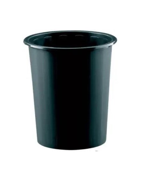 PAPELERA FAIBO COMPACTA NEGRA 305-02