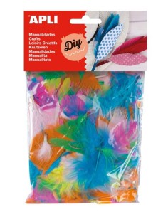 BLISTER DE PLUMAS DE COLORES 14 GR. APLI 13281 2