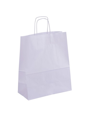 BOLSA DE PAPEL KRAFT BLANCA 24 X 11 X 31 APLI 101649 POR UNIDAD (50)