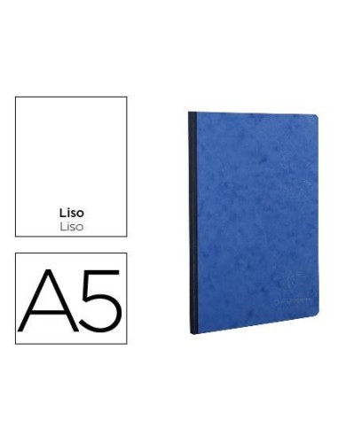 CUADERNO EXACLAIR CUARTO LISO COSIDO AZUL 795404C