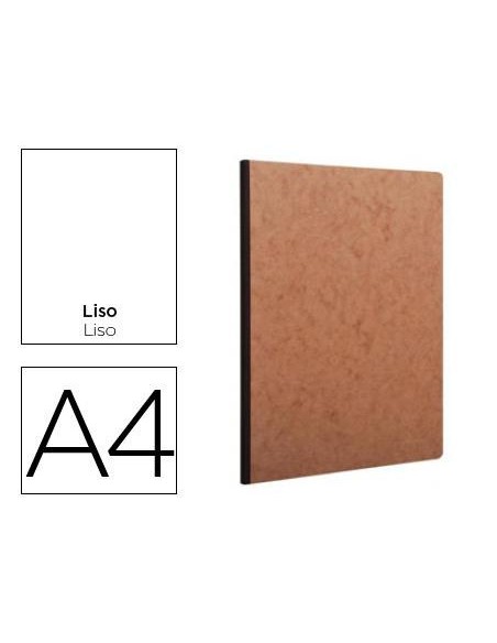 CUADERNO EXACLAIR FOLIO LISO COSIDO MARRON 79140C