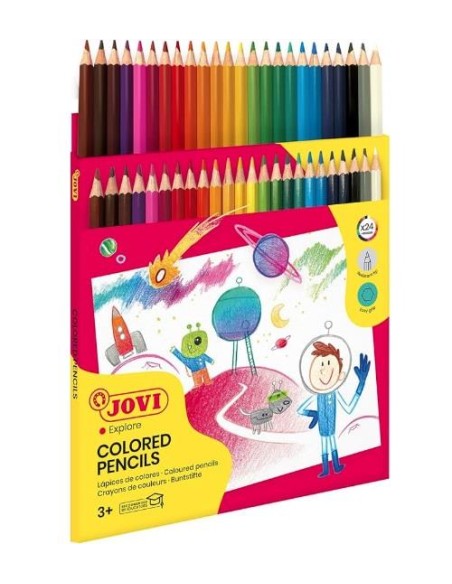 LAPICES JOVI MADERA 24 COLORES LAPICES 730/24