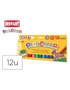 TEMPERA SOLIDA PLAYCOLOR INSTANT 12 U DUNSA     58231/10731 2