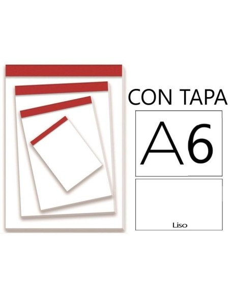 BLOCK DE NOTAS A6  8 CAMPUS CON TAPA LISO 001115 GRAFOPLAS 37003300