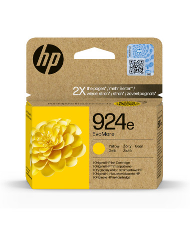 HP 924e Cartucho Amarillo OfficeJet Pro 8120, 8130 series