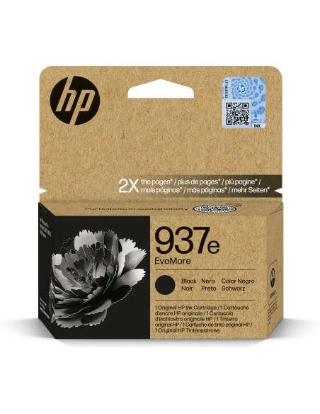 HP 937e Cartucho Negro OfficeJet Pro 9110b, 9120