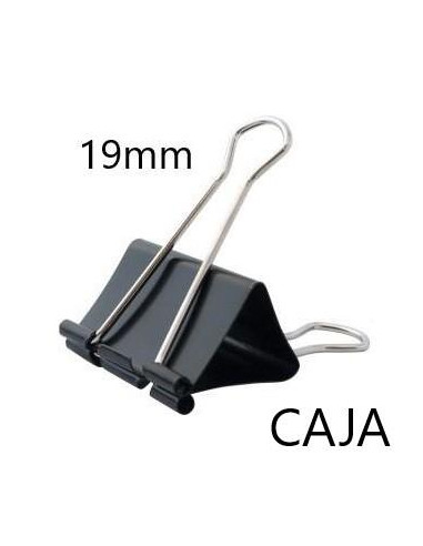 PINZAS ABATIBLES 19mm CAJA DE 12 UNIDADES KORES GRAFOPLAS  26400