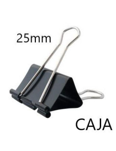 PINZAS ABATIBLES 25mm  CAJA DE 12 UNIDADES  KORES GRAFOPLAS  26500