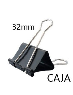PINZAS ABATIBLES 32 MM CAJA DE 12 UNIDADES  KORES GRAFOPLAS  26600