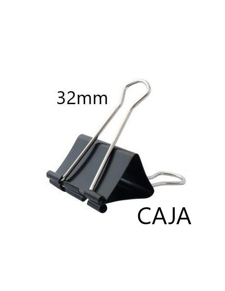 PINZAS ABATIBLES 32 MM CAJA DE 12 UNIDADES  KORES GRAFOPLAS  26600