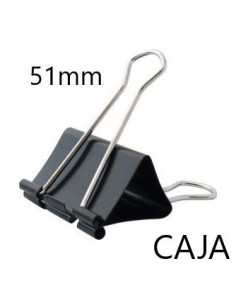 PINZAS ABATIBLES 51 MM CAJA DE 12 UNIDADES KORES GRAFOPLAS  26800