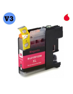 CARTUCHO COMPATIBLE BROTHER LC123 MAGENTA