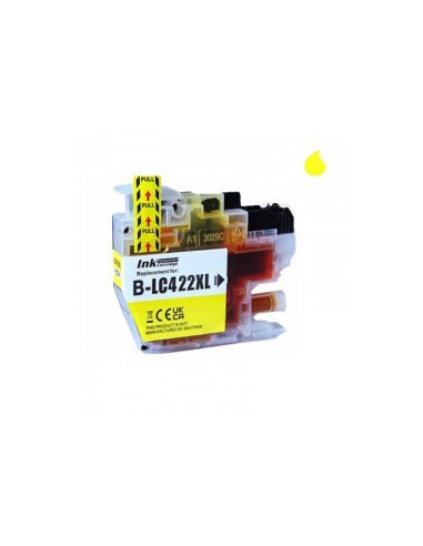 CARTUCHO COMPATIBLE BROTHER  LC422XL AMARILLO