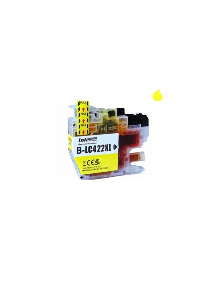 CARTUCHO COMPATIBLE BROTHER  LC422XL AMARILLO