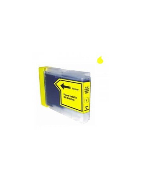 CARTUCHO COMPATIBLE  BROTHER LC1000/LC970  AMARILLO
