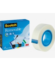CINTA ADHESIVA SCOTCH MAGIC INVISIBLE REMOVIBLE  811 33X19 3M 70016072848