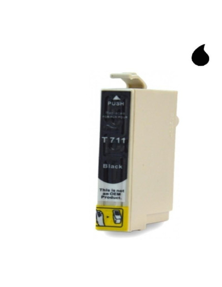 CARTUCHO COMPATIBLE EPSON T0711 NEGRO