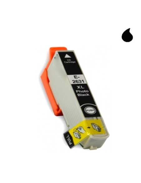 CARTUCHO COMPATIBLE EPSON T2631XL NEGRO FOTO