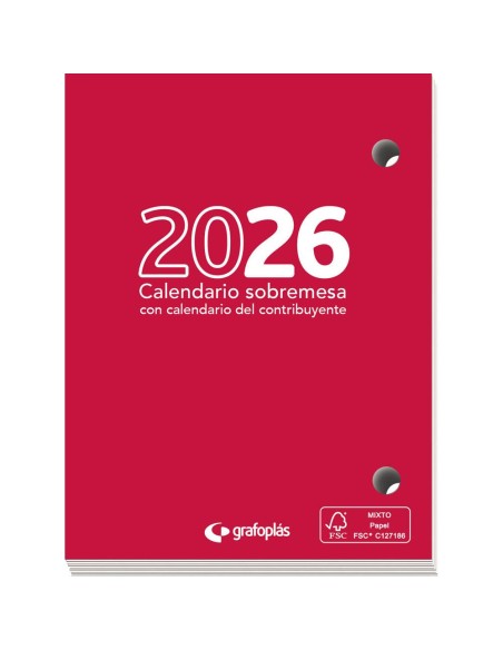 TACO CALENDARIO 2026 GRAFOPLAS 09121600