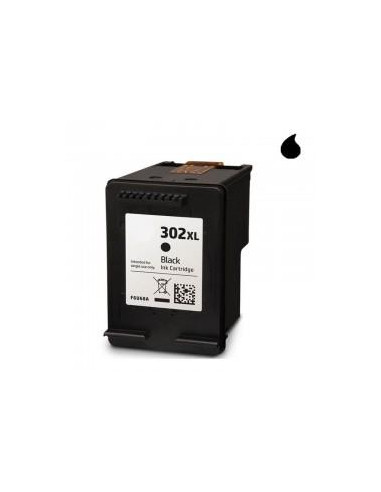 CARTUCHO  COMPATIBLE HP 302XL NEGRO F6U68AE