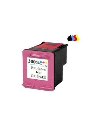CARTUCHO COMPATIBLE HP 300XL COLOR  CC644EE
