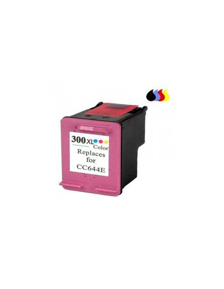 CARTUCHO COMPATIBLE HP 300XL COLOR  CC644EE