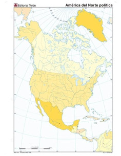 MAPA POLITICO DE AMERICA DEL NORTE (50)