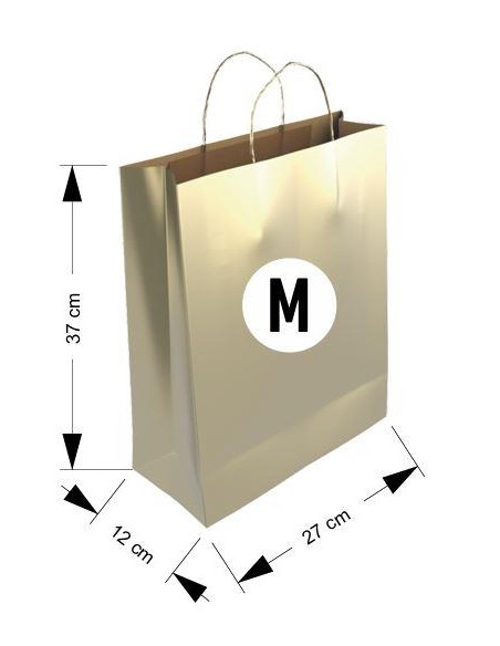 BOLSA KRAFT GRANATE ANDINA TAMAÑO M 2103036