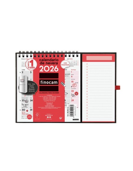 CALENDARIO ESCRIBIR IMAN XS 2026 FINOCAM 781350026