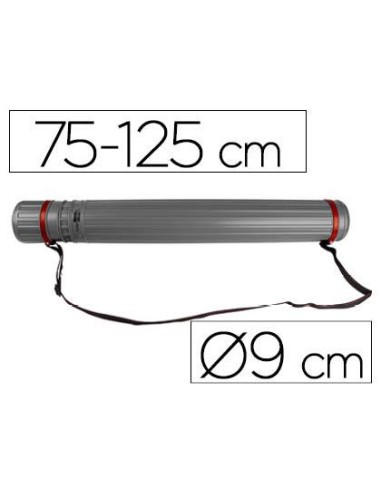 PORTAPLANOS CON BANDOLERA- EXTENSIBLE  750/135 GRIS CSUR-36137