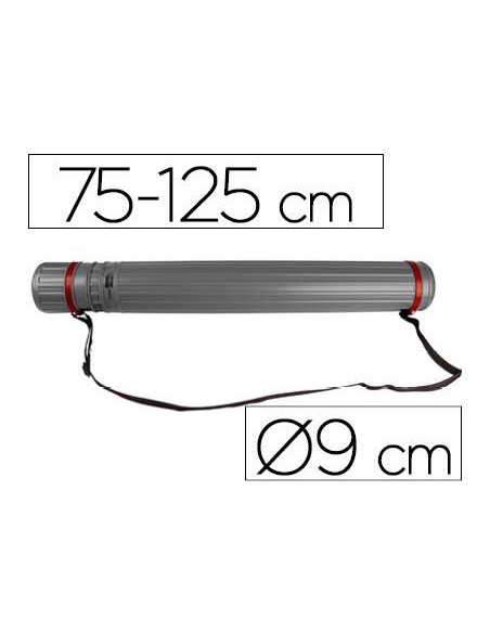 PORTAPLANOS CON BANDOLERA- EXTENSIBLE  750/135 GRIS CSUR-36137